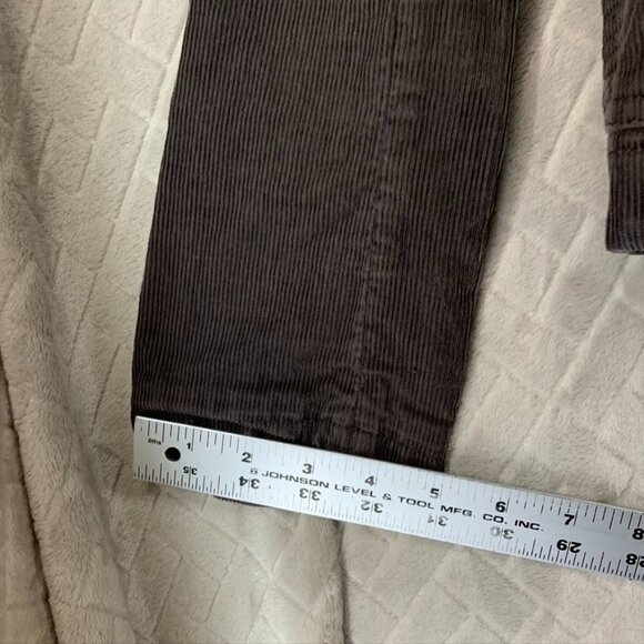 J Crew Womens 6 Corduroy Blazer Jacket Dark Brown Button Front 100% Cotton - Picture 10 of 15